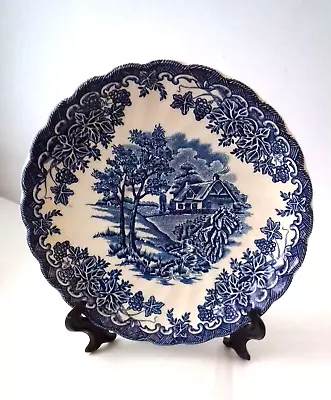 Vintage Myott The Brook Plate Blue Ware England  1982 The Plate Weight Is 145 G • £77.14