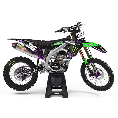 Kawasaki MX Motocross Graphics Kit - Trigger • £42.95