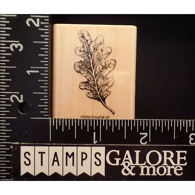 Stampin' Up! RUBBER STAMPS 1998 FANTASTIC FOLIAGE MAPLE LEAF TREE #05 • $1.99