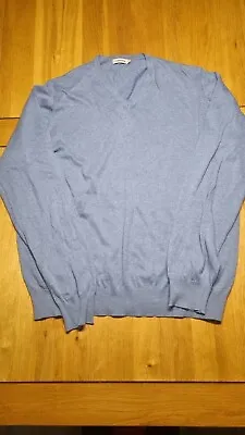 £27.50 • Buy J Lindeberg Golf Jumper Blue Size Xxl Fine Knit Casual Pullover Sweater 