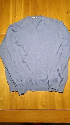 £27.50 • Buy J Lindeberg Golf Jumper Blue Size Xxl Fine Knit Casual Pullover Sweater 