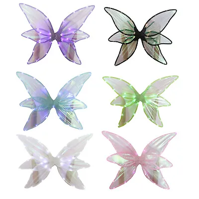 Light Up Fairy Butterfly Wings Cosplay Props For Kids HalloweenChristmas Party • $13.29