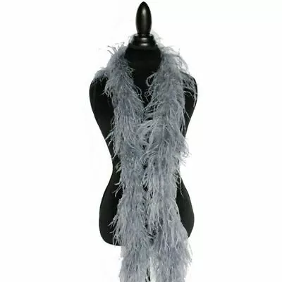 £71.21 • Buy Ostrich Feather Boa Plume Ribbon For Wedding Clothing Shawl 0.5 1 2 Meter Fluffy