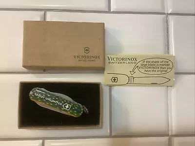 Victorinox Rally Trout Unlimited A D Maddox Toothpick Tweezers 58mm W/ New / Box • $34.99