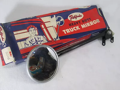 Vintage 1950's Heavy Duty Truck Mirror Telescoping & Adjustable Pathfinder • $74.99