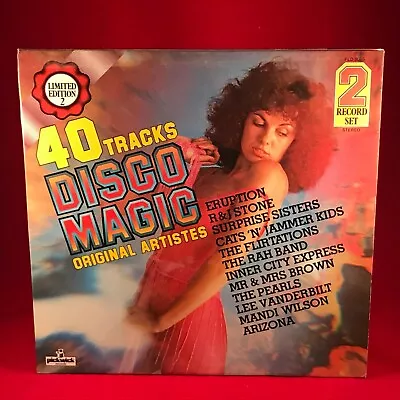 VARIOUS Disco Magic 1978 UK Double Vinyl LP Flirtations Rah Band Eruption Pearls • £19.98