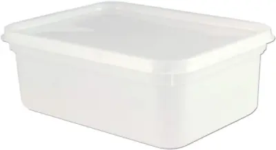 ACME Food Safe 2 Litre Ice Cream Container Tub With Lids/Plastic Food...  • £21.99