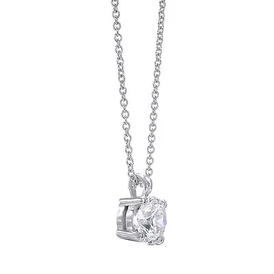 IGI Diamond Engagement Pendant VS1 F Round Cut 2 Carat Lab-created Eye Clean • $1539.50