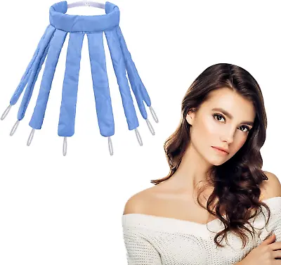 URAQT Heatless Curling Rod Headband Octopus Design No Heat Hair Curlers For Lo • £8.05