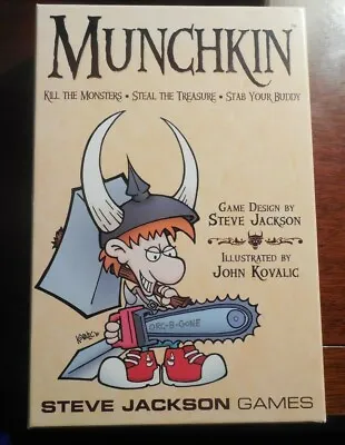 Steve Jackson Games Munchkin Card Game With Extra Cards Dice Parts • $15