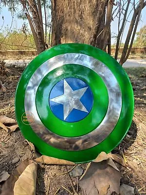 Captain America Metal Shield Prop Replica - Iconic Marvel Avengers Collectible • £79.84