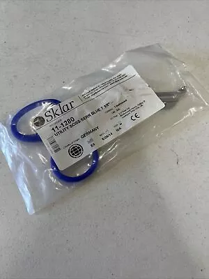 Sklar 11-1280 Utility Scissors Serrated Blue 7 1/2” Medical Trauma Shears  • $8