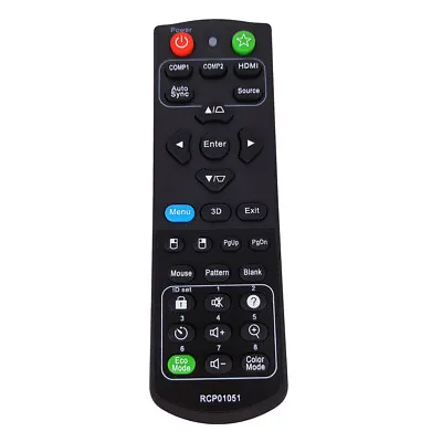 New RCP01051 For Viewsonic Projector Remote Control PJD5250 PJD5151 PJD5153 5155 • $8.81