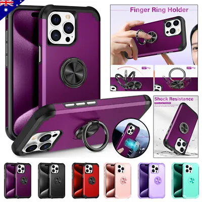 360° Ring Case Armor Stand Cover For IPhone 15/14/13/12/11 Pro XR XS Max 8/7 SE3 • $13.49