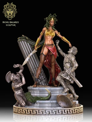 $150 • Buy Medusa | Greek Mythology Model Kit Statue | Creative Geek MB