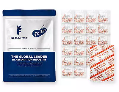 Fresh & Fresh (200 Packet) 300 CC Premium Oxygen Absorbers (20 Bag Of 10 Packet) • $24.99