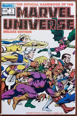 The Official Handbook Of The Marvel Universe 1 Deluxe Edition Vol. 2 Aug 1985 • £5.99