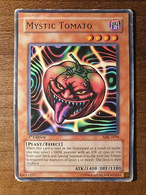 Yu-Gi-Oh Mystic Tomato Rare 1st Edition MRL-E094 PR • £5