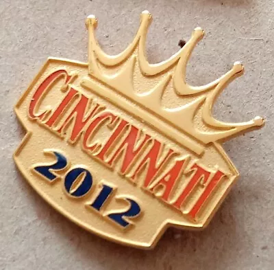 2012 Cincinnati Olympic Bid Pin Crown London • $4