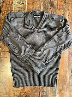 VTG Blauer Sweater Made In USA Elbow Patches Size XL Brown  • $39.99