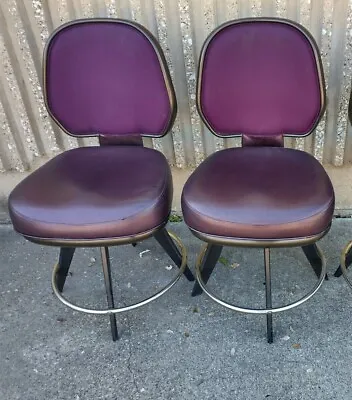 Mid-Century Casino Stools/Gaming Chairs (2) • $500