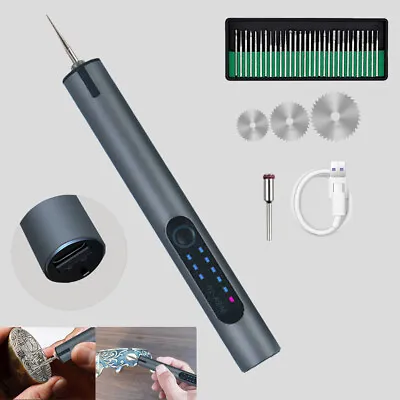 Electric Micro Engraver Pen Engraving Tool Mini DIY For Metal Glass Ceramic Wood • $30.01