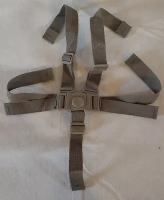 $18.99 • Buy NEW Graco Blossom Highchair Replacement Part Safely Straps 5 Point Harness Brown