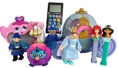 Little People Disney Princess -Furby-Pez-Teacup -Leap Frog Toys Figures Lot • $48.50