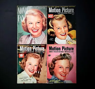 1950-1954 JUNE ALLYSON Vintage Motion Picture Magazine Lot W/MARILYN MONROE  • $7.99