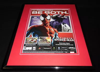 £44.19 • Buy Ultimate Spider-Man 2005 PS2 XBox 11x14 Framed ORIGINAL Advertisement 