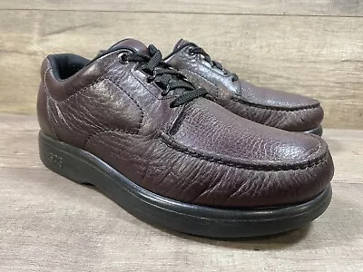 SAS Bout Time Cordovan Walking Shoes Comfort Tripad Soft Sneakers Mens Size 8W • $49