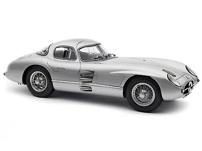 1955 Mercedes-benz 300 Slr Uhlenhaut Coupe Silver 1/18 Diecast Model Cmc M-243 • $605.70