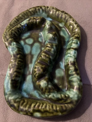 $7.99 • Buy Pottery Green MCM Vintage Ashtray Made In The USA California