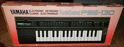 Yamaha PortaSound PSS-130 Electronic Keyboard Portable Vintage WORKS • $33