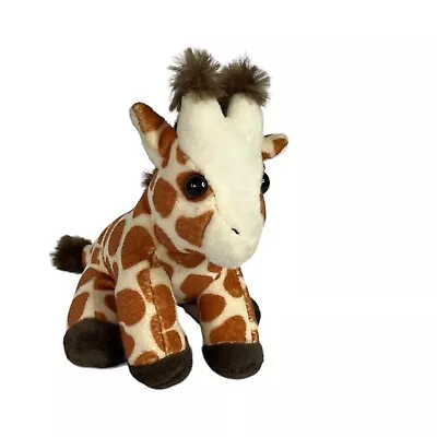 Miniature Giraffe Stuffed Animal Plush Monkey Island 5  Brown Tan • $5.60