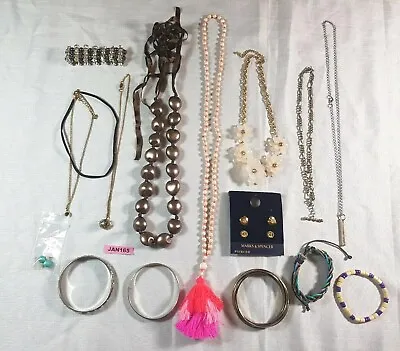 Costume Jewellery Job Lot  Necklaces Bracelets Earrings Tassle M&S Neon JAN165 • £10.99