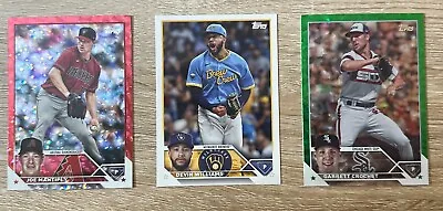 2023 Topps Update - Singles Gold; Blue Purple Green Red Foil; Advance Stats • $0.99