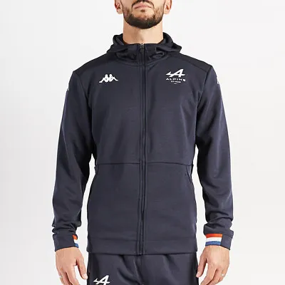 Alpine F1 Fleece Full Zip Hoodie - Navy • £49.99