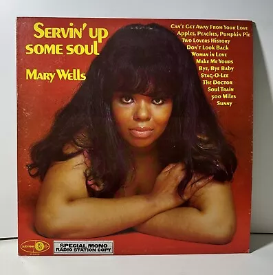 MARY WELLS: Servin Up Some Soul Promo EX • $149.99