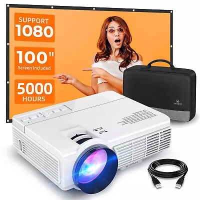 VANKYO Leisure 3w 1080P HD Projector 1080P HiFi Mini Video Home Theater Cinema • $32.42