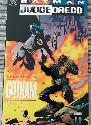 Batman / Judge Dredd : Vendetta In Gotham DC SC 1993 Graphic Novel NM • $7.99