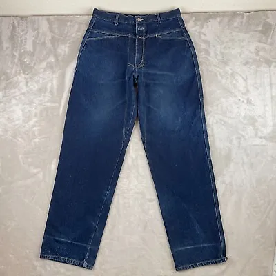 Marithe Francois Girbaud Jeans 34L (34x34.5) Blue Denim Baggy Y2K Vintage • $72.63