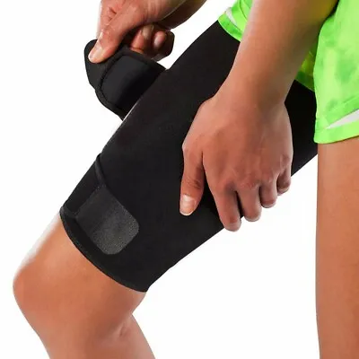 1pc Thigh Brace Compression Sleeve Support Recovery Hamstring Quadriceps Wrap US • $16.97