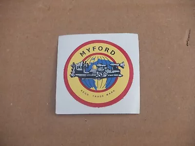 Myford Decal Sticker • £5