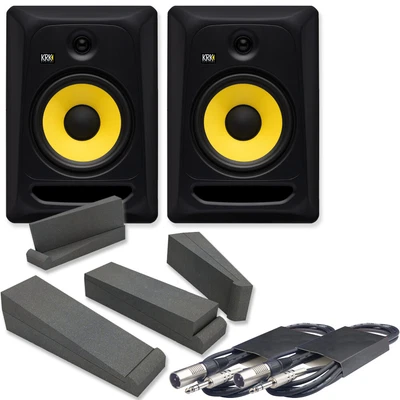 £469 • Buy KRK Rokit RP8 G3 / Classic 8 (Pair) + Isolation Pads + Leads Bundle Deal