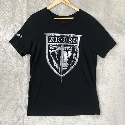 WWE RK BRO T Shirt Mens Large L Black Graphic Randy Orton Matt Riddle Wrestling  • £15.95