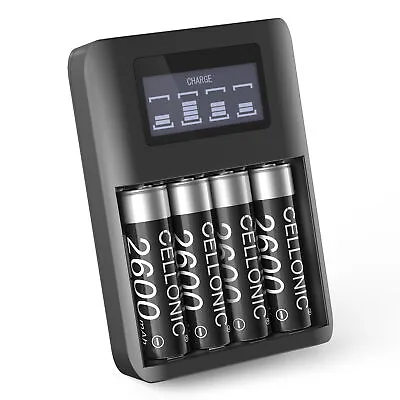 4x Replacement Camera Battery For Canon PowerShot E1 PowerShot A810 + Charger • £45.90