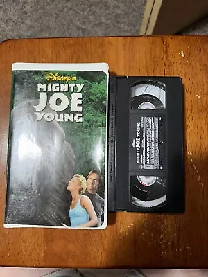 Disney Mighty Joe Young Clamshell VHS Charlize Theron  Bill Paxton 1999 USED • $3