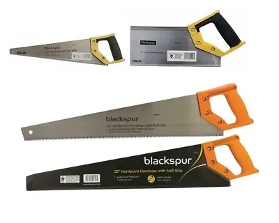 10  Tenon /16  / 22  Handsaw Hand Saw Soft Rubber Grip Quality Steel Wood Craft • £7.95