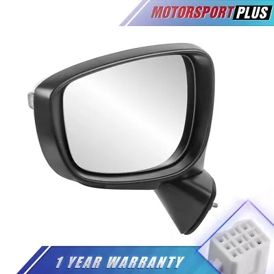 Driver Side Heated Manual Fold Mirror For 2015 2016 Mazda CX-5 W/ Signal Lamp • $56.89